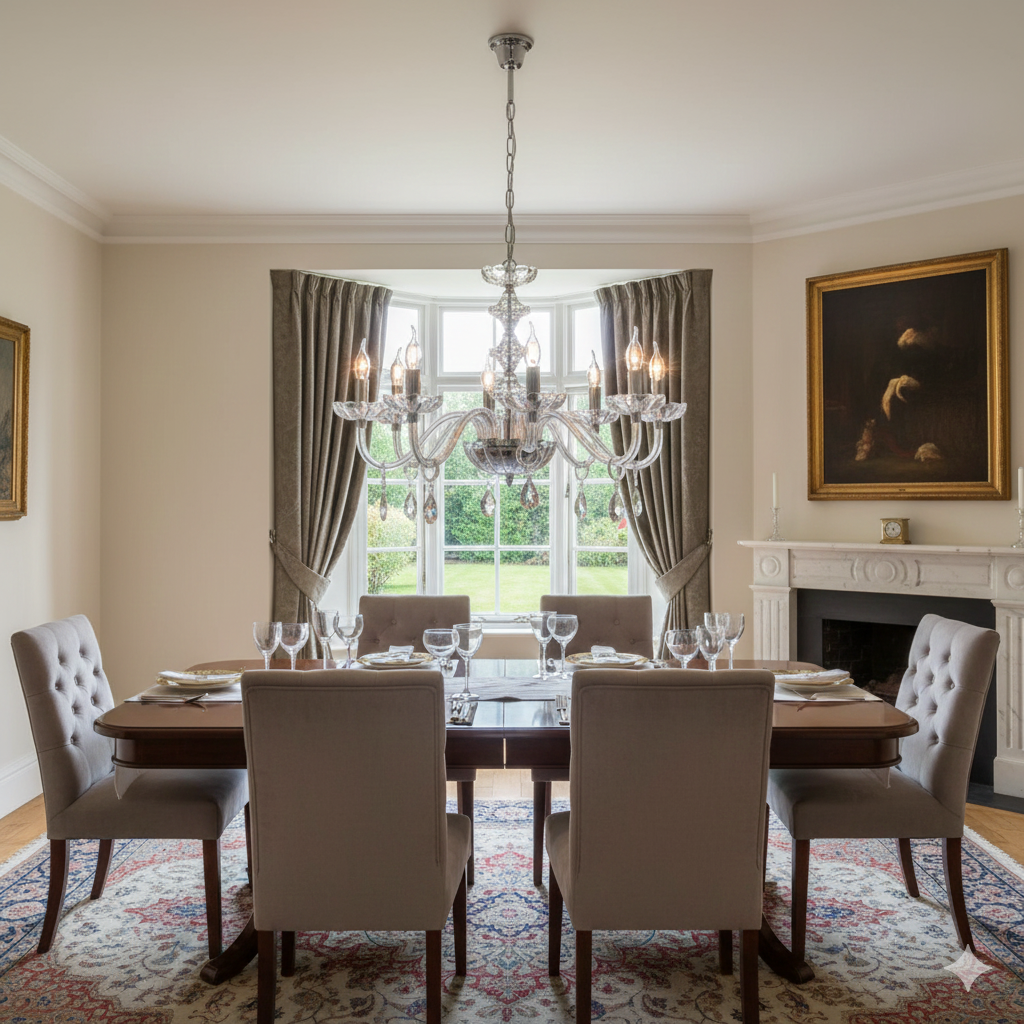 Eleganza cristallina a 8 luci