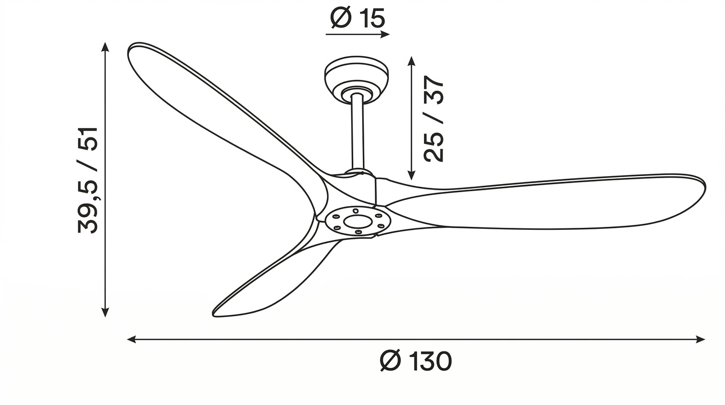 Wood ventilatore