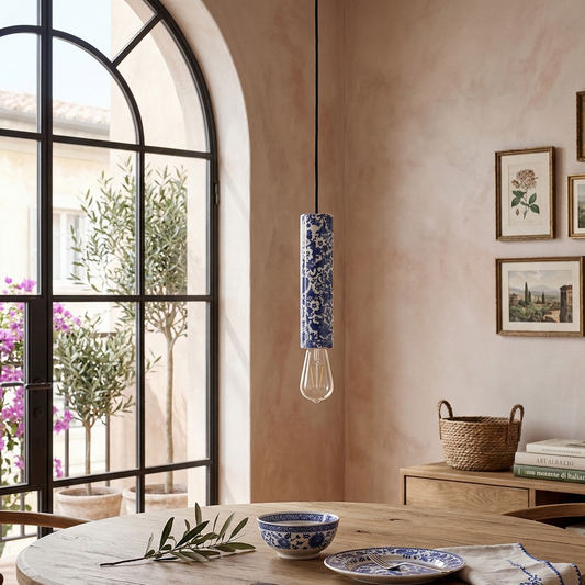 Terra Arsa sospensione ricamata H 25cm