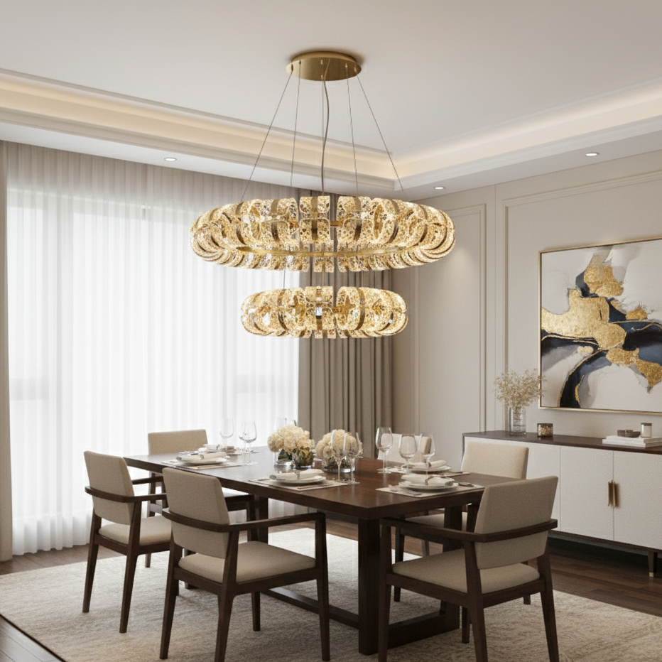 Retrò doppio cerchio grande