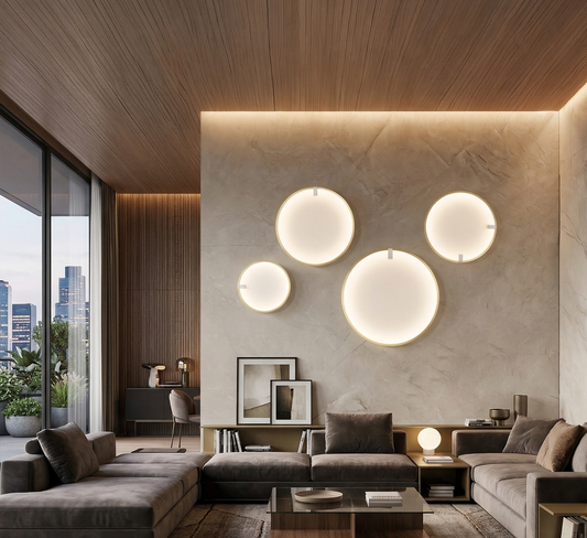 Nairobi applique/lampada da soffitto oro Ø80cm