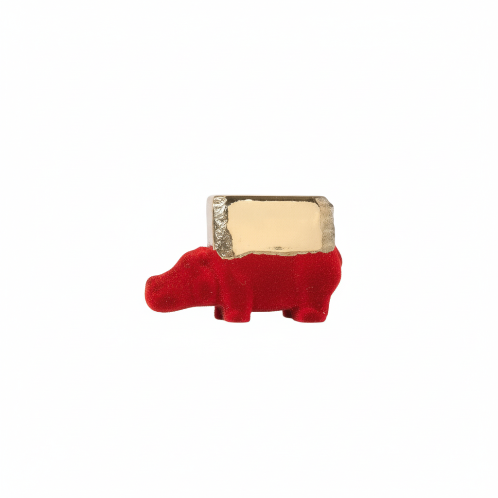 Hippo Wagon scultura L 80 P 34 H 45cm