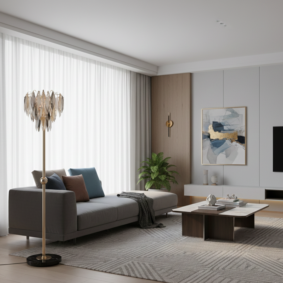 Elinor lampada da terra