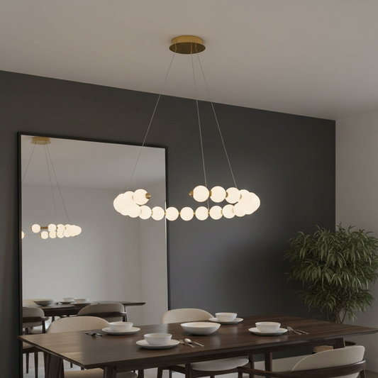 Perla Elegante 24 luci oro