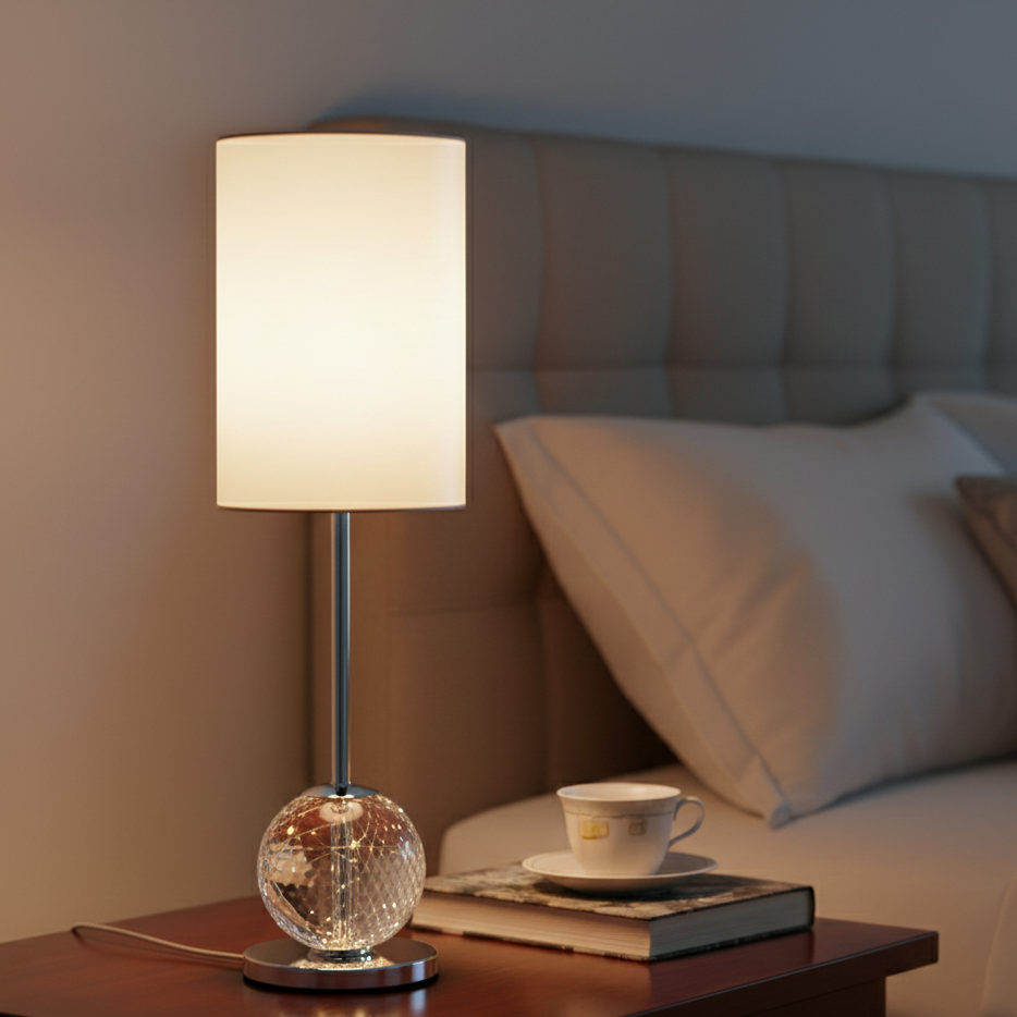 Diamante-lampada da tavolo