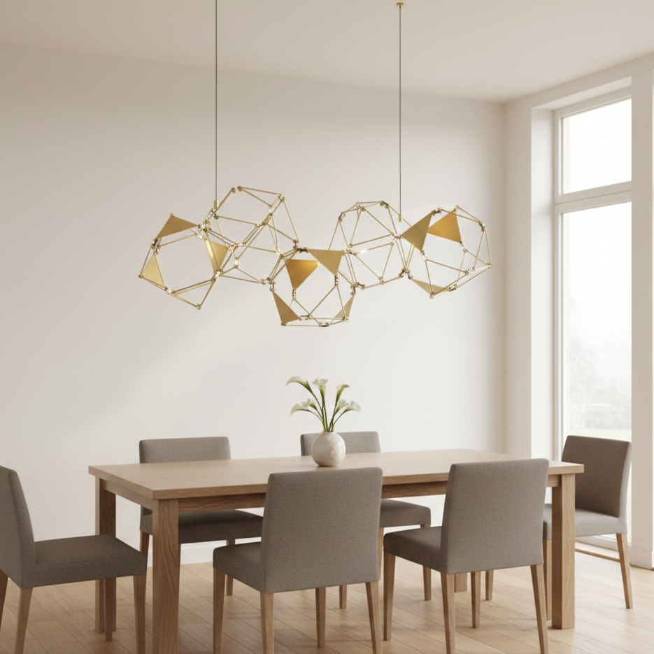 Lucciola Pro lineare a 5 gabbie oro