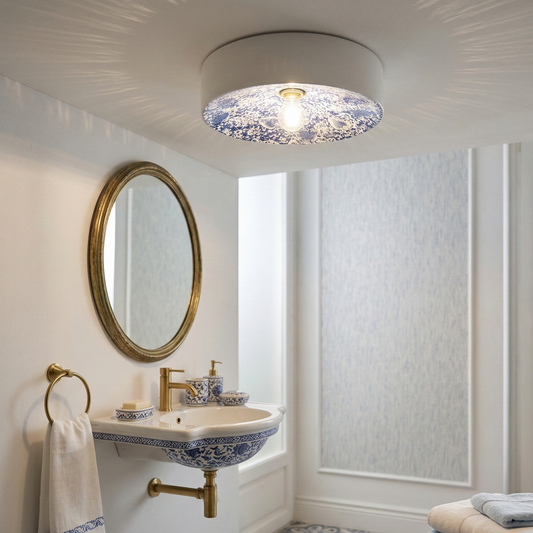 Sunset Disk plafoniera ricamata ∅ 40cm