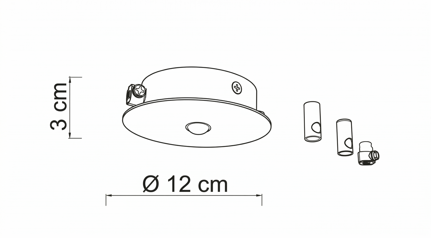 Base a raggio Max 3 punti luce