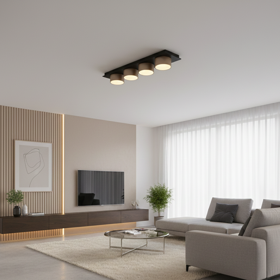 Raymond plafoniera a 4