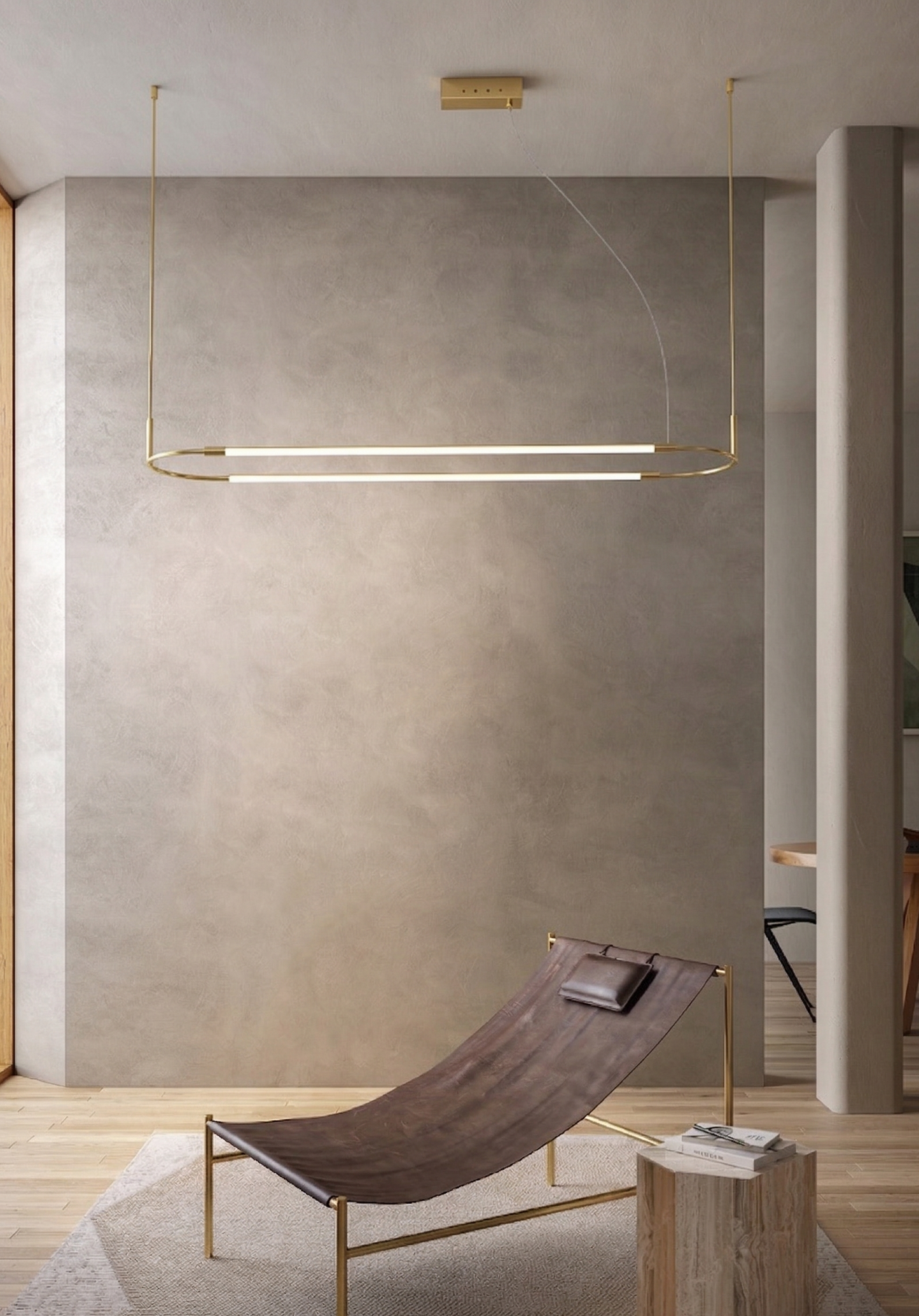 Jia sospensione oro 145cm
