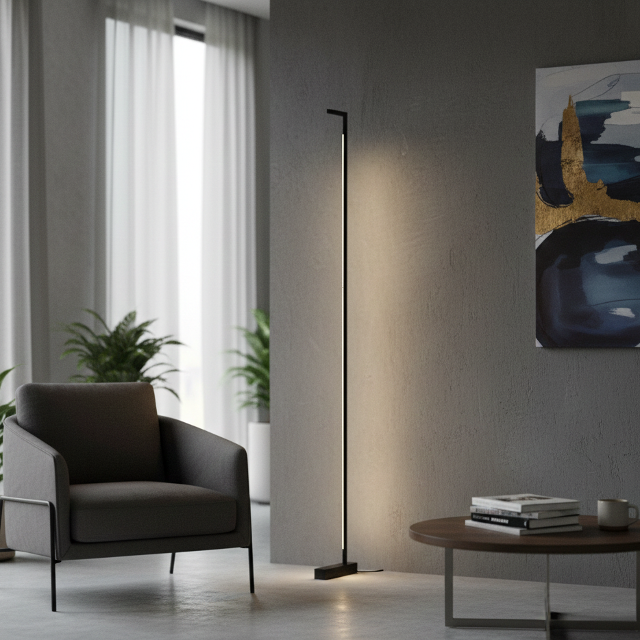 Tubular lampada da Terra nera