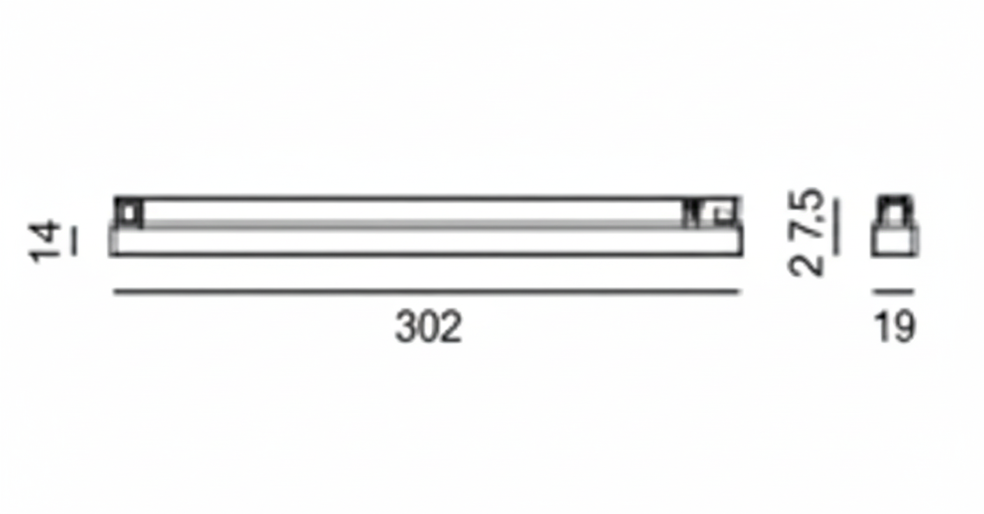 LINEA-X faretto 302cm