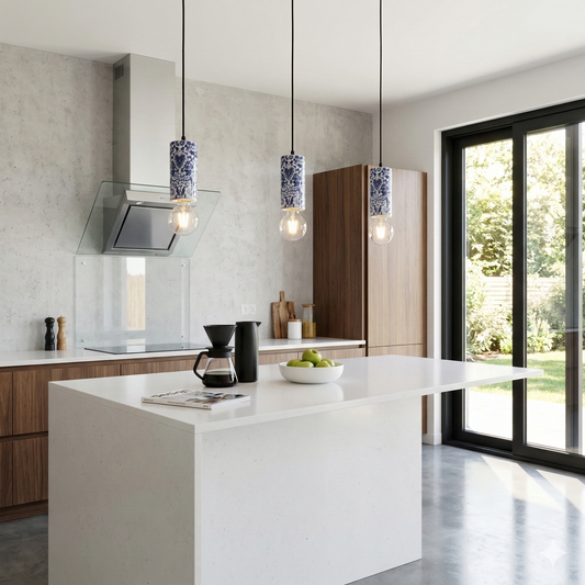 Terra Arsa sospensione ricamata H 18cm