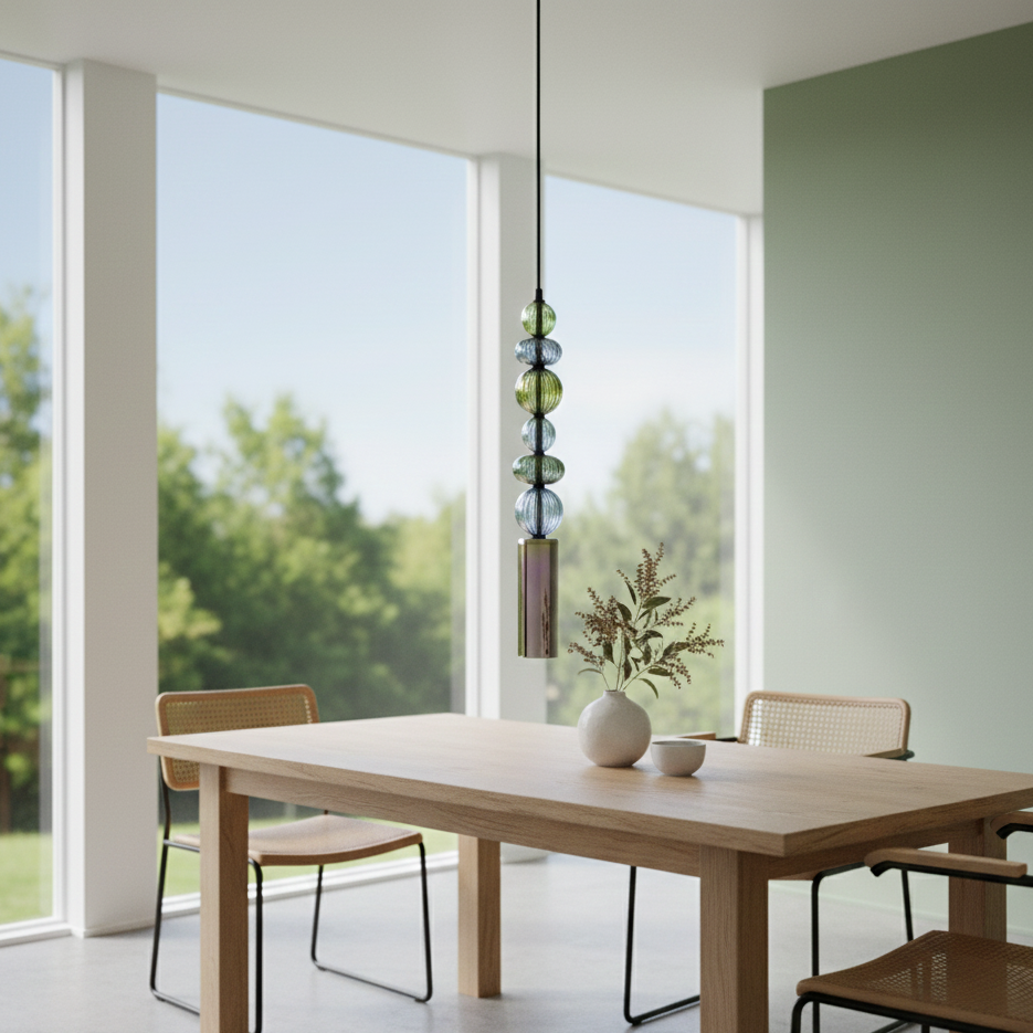 Lampada a sospensione: Sfere multicolore