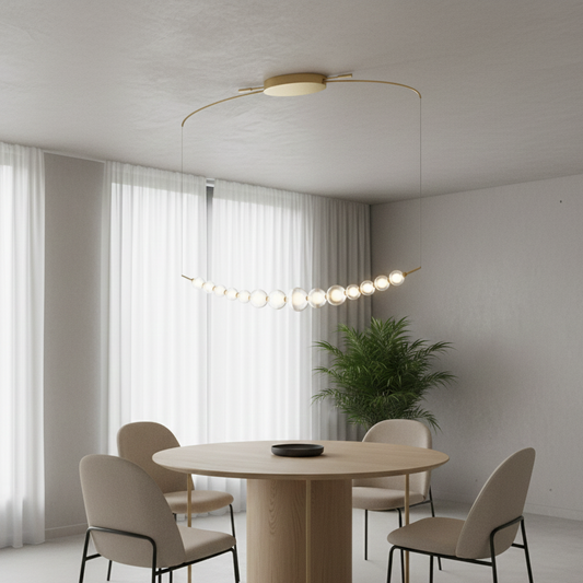 Perla Elegante 13 luci oro