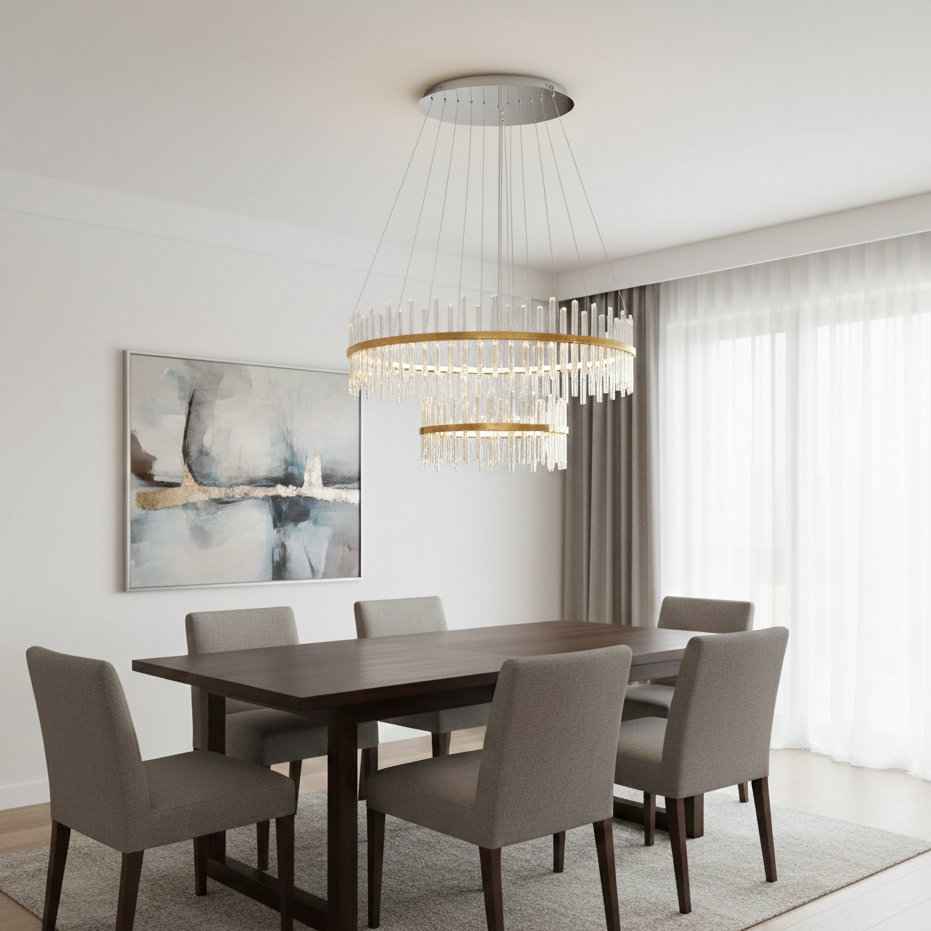 Scintilla grande a 2 livelli oro