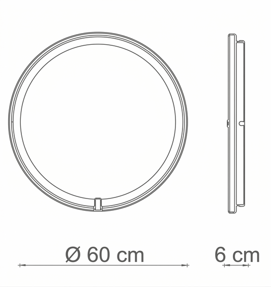 Nairobi applique/lampada da soffitto oro Ø60cm