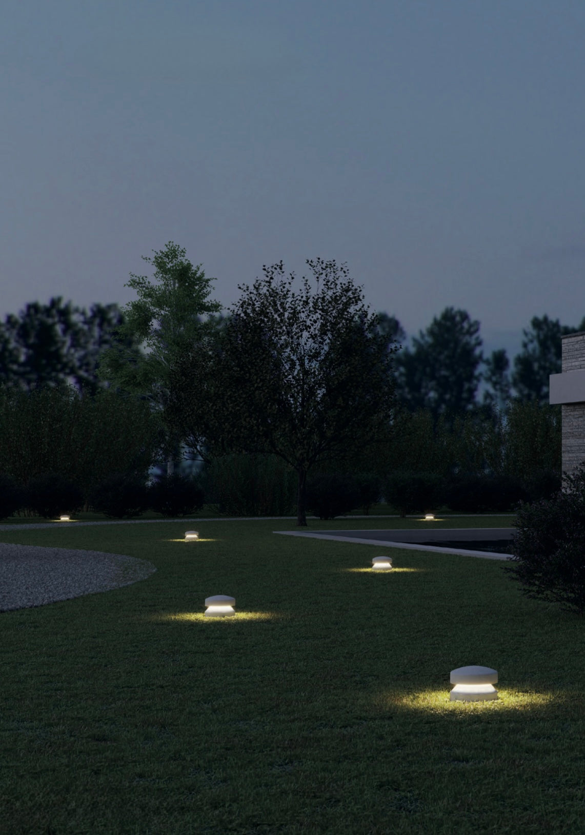 Cliff Paletto 180° Light Emission Ø250 24V Dc 2700k