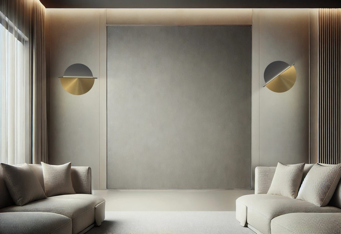 Nino applique nero/ottone