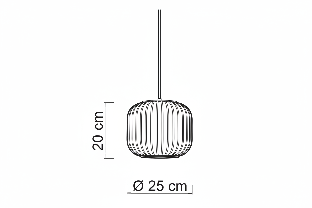 Carmine sospensione Ø25cm
