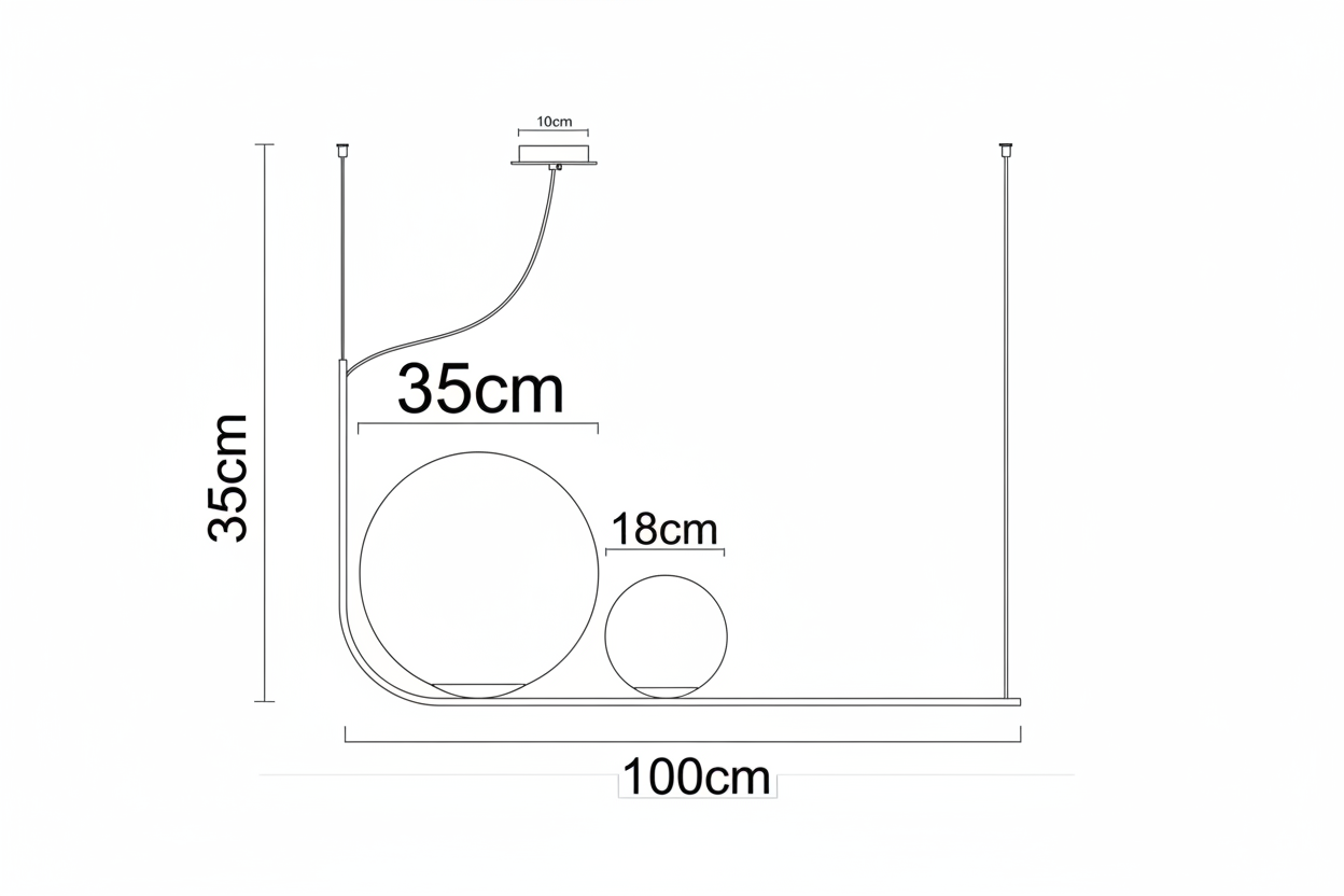 Adam sospensione 100cm