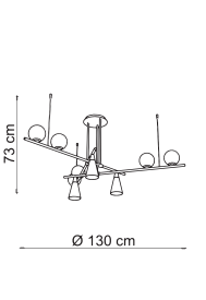 Fonder sospensione Ø130cm