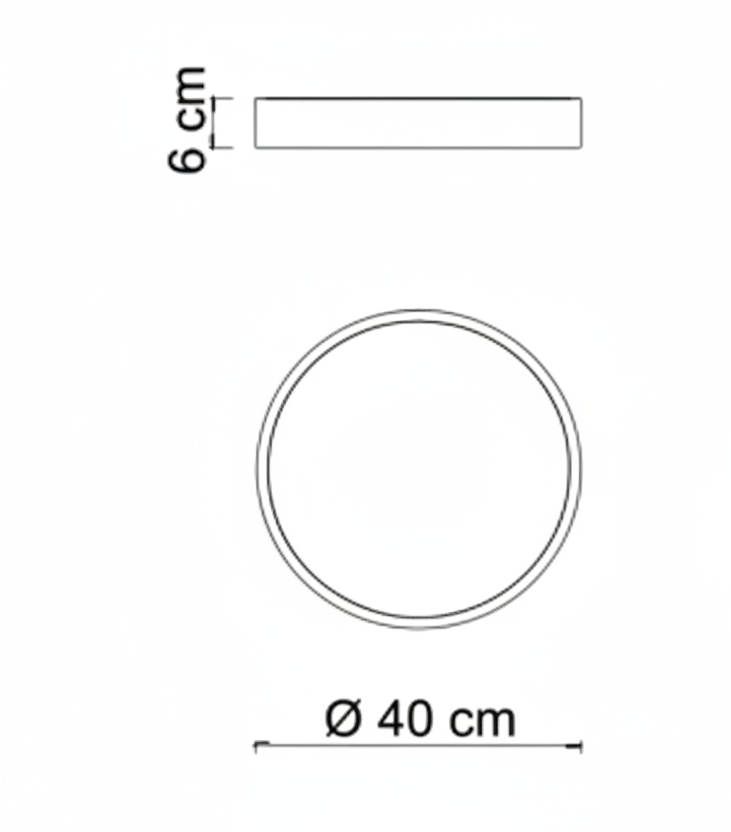 Kos lampada da soffitto Ø40cm