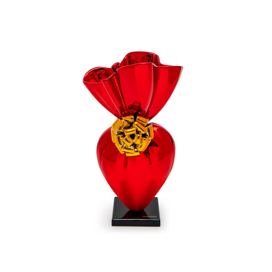 Cuore di caramelle scultura H 33cm