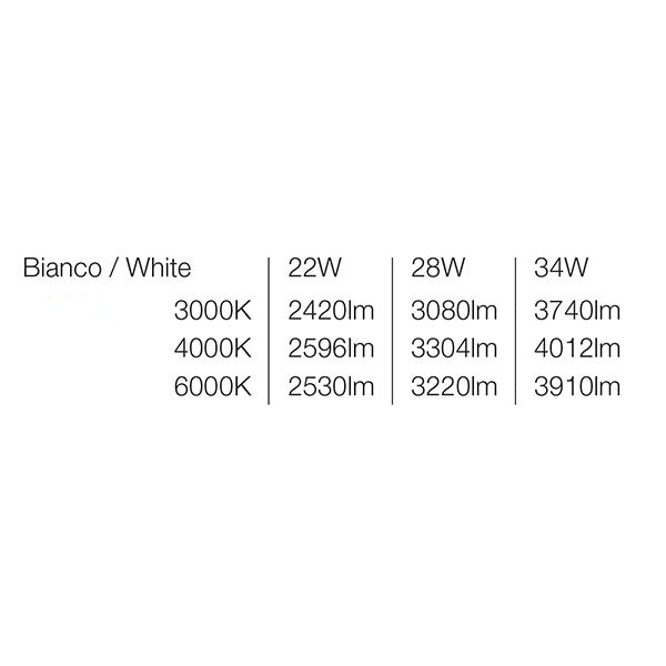 Slim-Linear plafoniera bianca