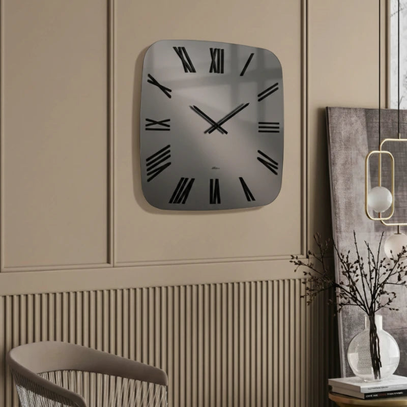 Infinity satinato orologio 80x80cm