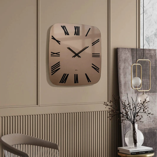 Infinity satinato orologio 60x60cm