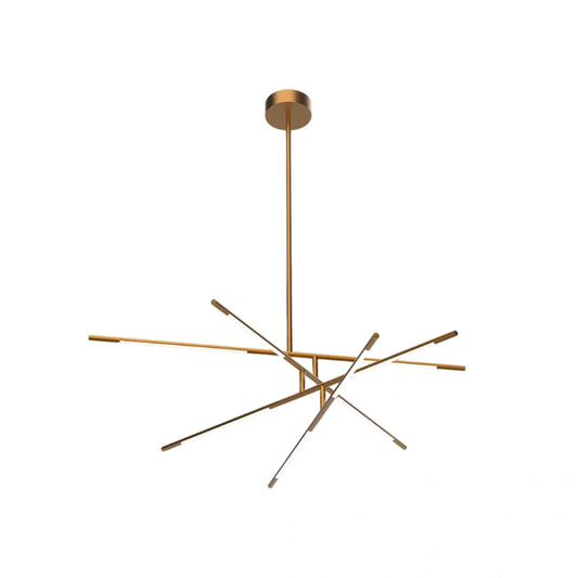 Tubular a 8 luci oro
