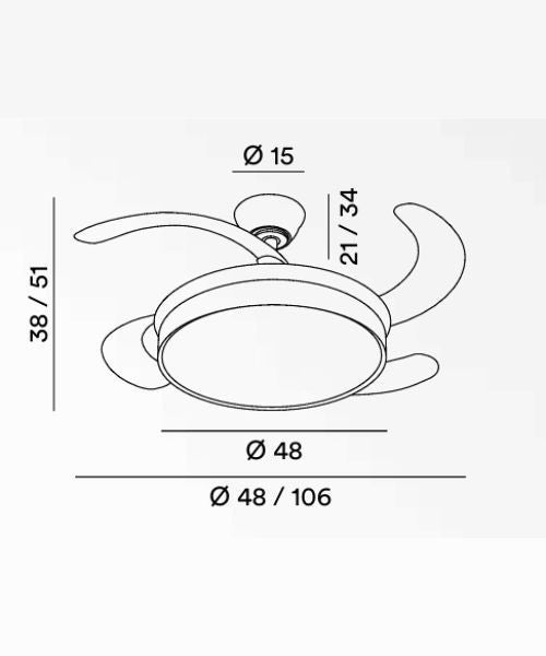 Aero-Glow ventilatore