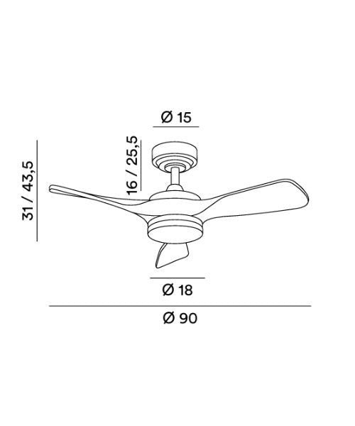 Arya ventilatore