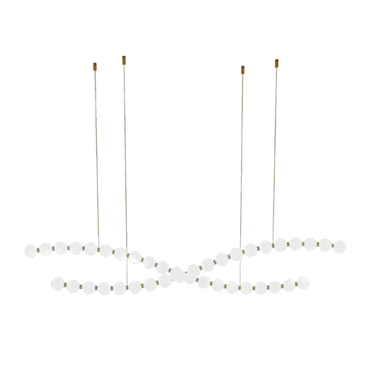 Perla Elegante 40 luci oro
