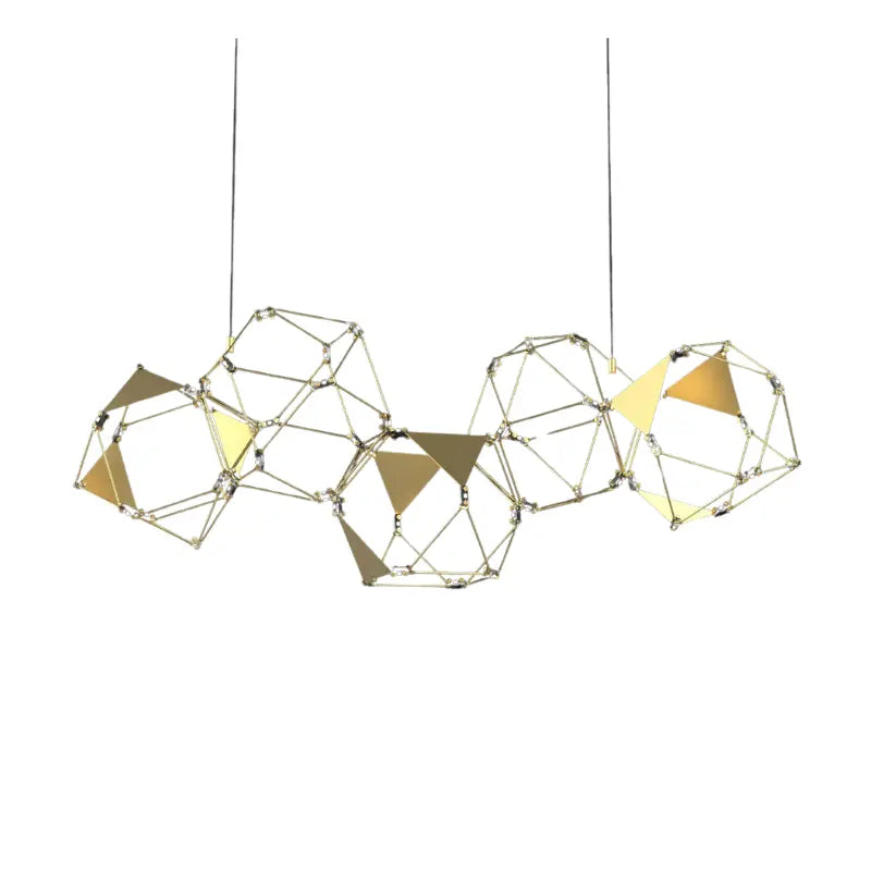 Lucciola Pro lineare a 5 gabbie oro