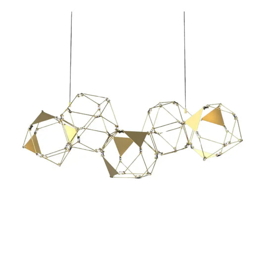 Lucciola Pro lineare a 5 gabbie oro