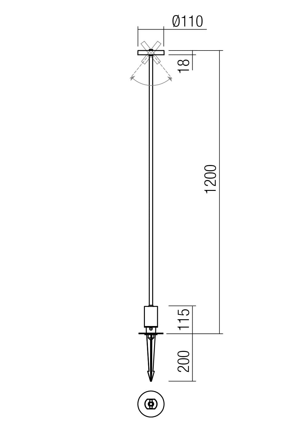 Elific Paletto 3000k
