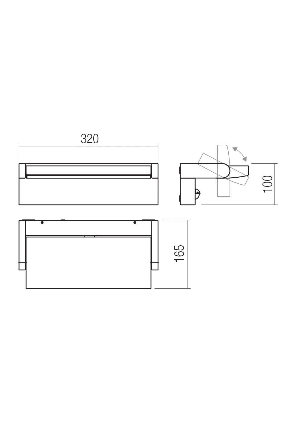 Flip Wall lamp 320 mm