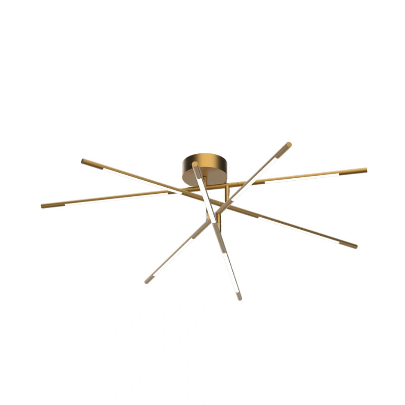 Tubular 8 luci oro