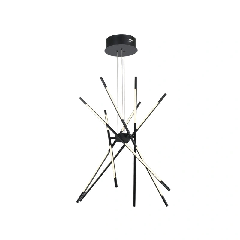 Tubular a 12 luci nero