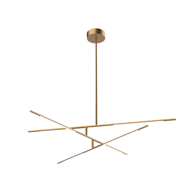 Tubular a 6 luci oro