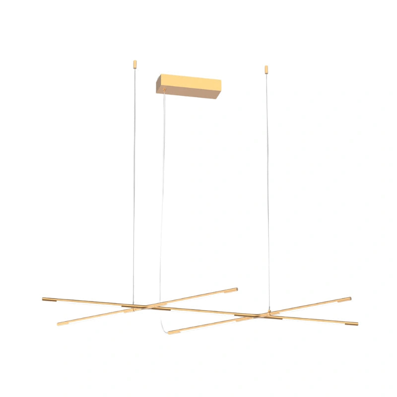 Tubular 7 luci oro